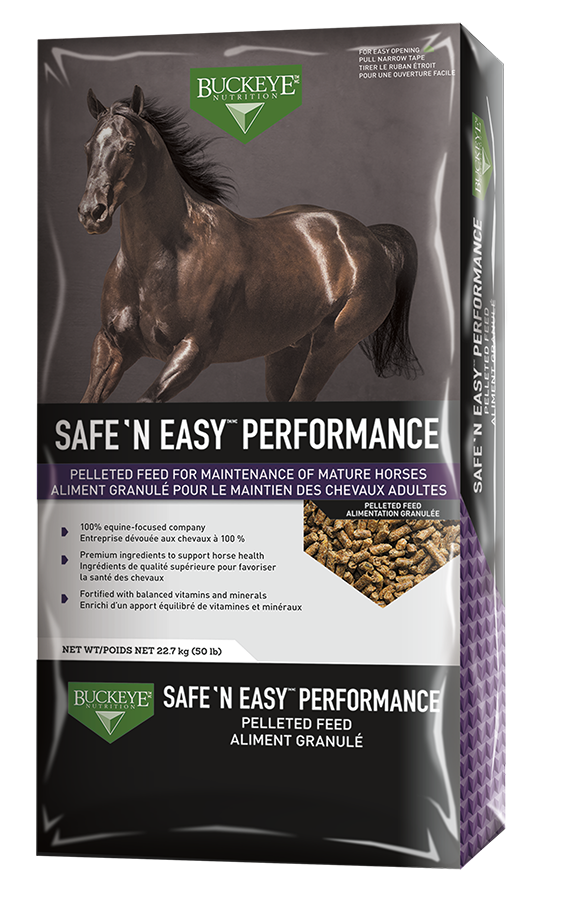 SAFE 'N EASY™ PERFORMANCE Pelleted Feed Canada package