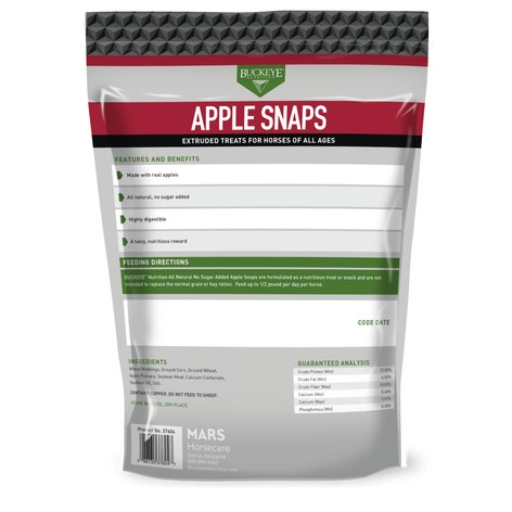 ALL NATURAL NO SUGAR ADDED APPLE SNAPS TREATS image 1