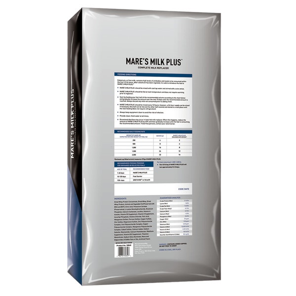 MARE'S MILK PLUS™ POWDERED MILK REPLACER image 3