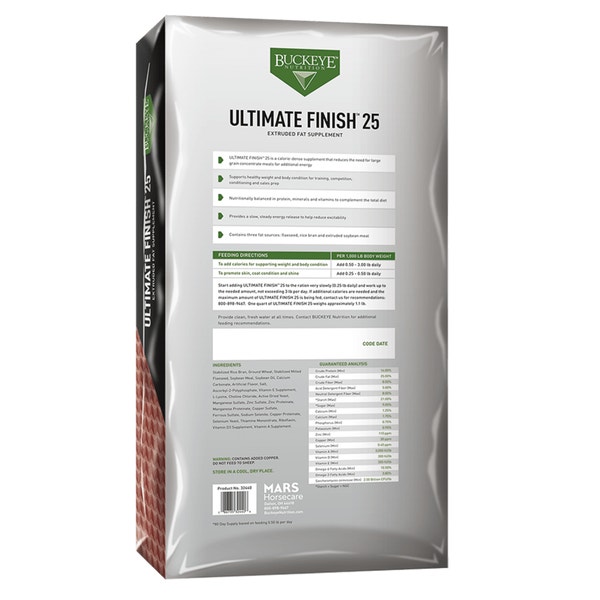 ULTIMATE FINISH™ 25 EXTRUDED FAT SUPPLEMENT image 3