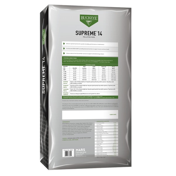 SUPREME™ 14 PELLETED FEED image 3